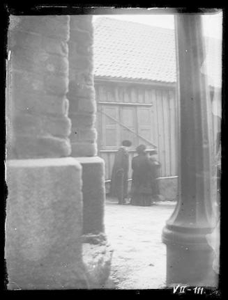 Bjørnson og Grieg på besøk i Vigelands atelier