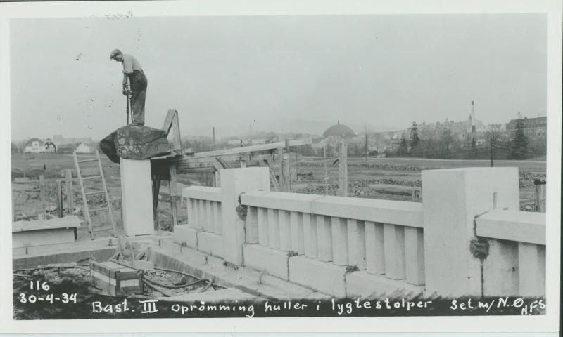 Anleggsarbeid i Vigelandsparken